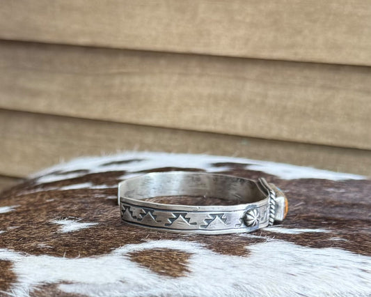 Kingman Turquoise Bar Cuff *Native