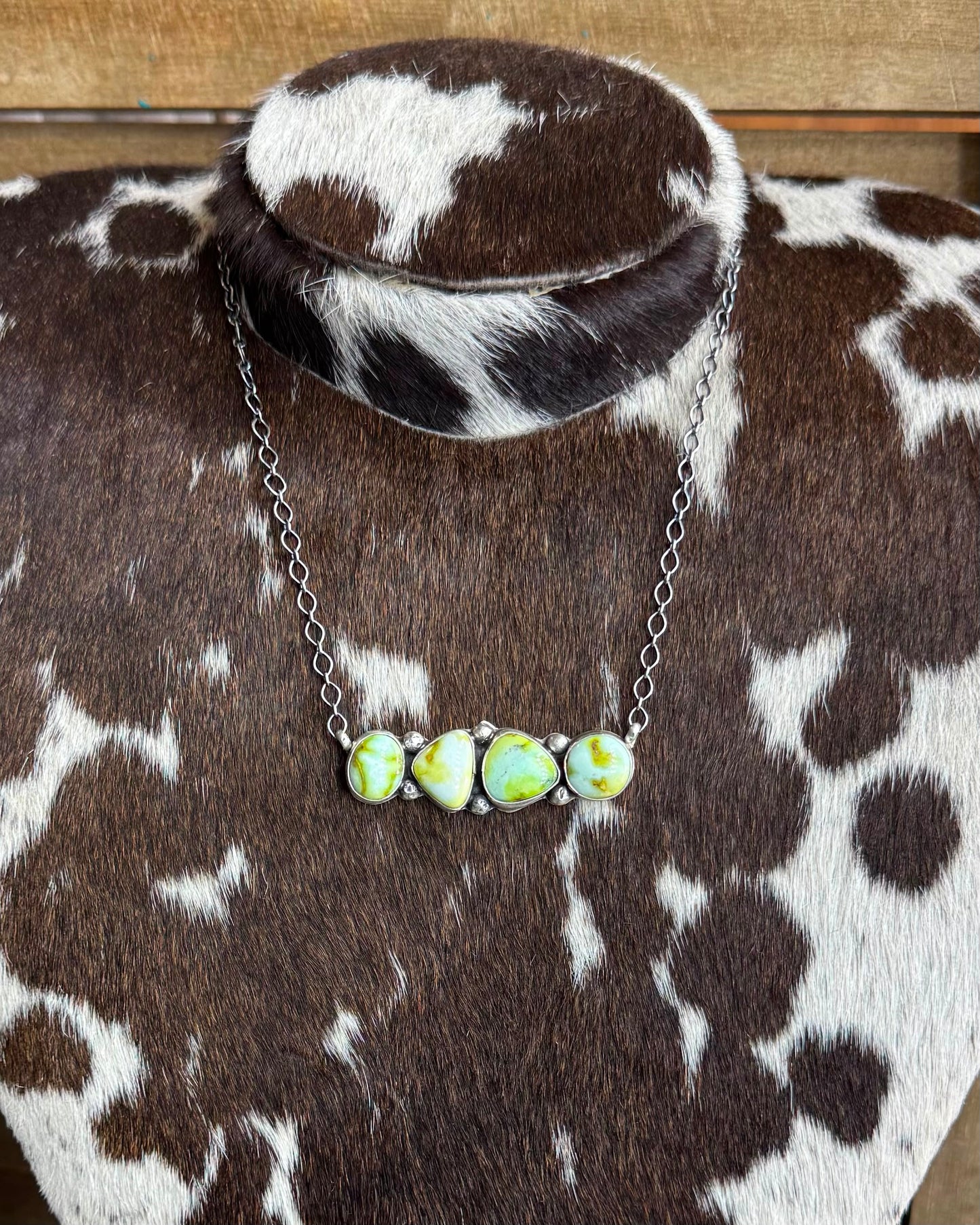 Palomino 4 Stone Bar Necklace *Native