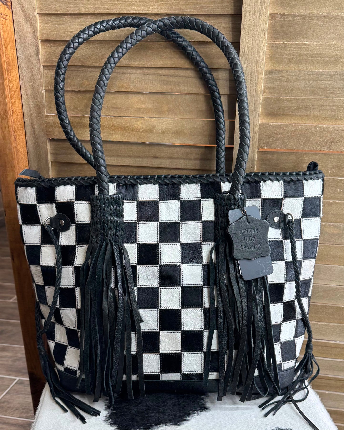 AD Checkered Bag
