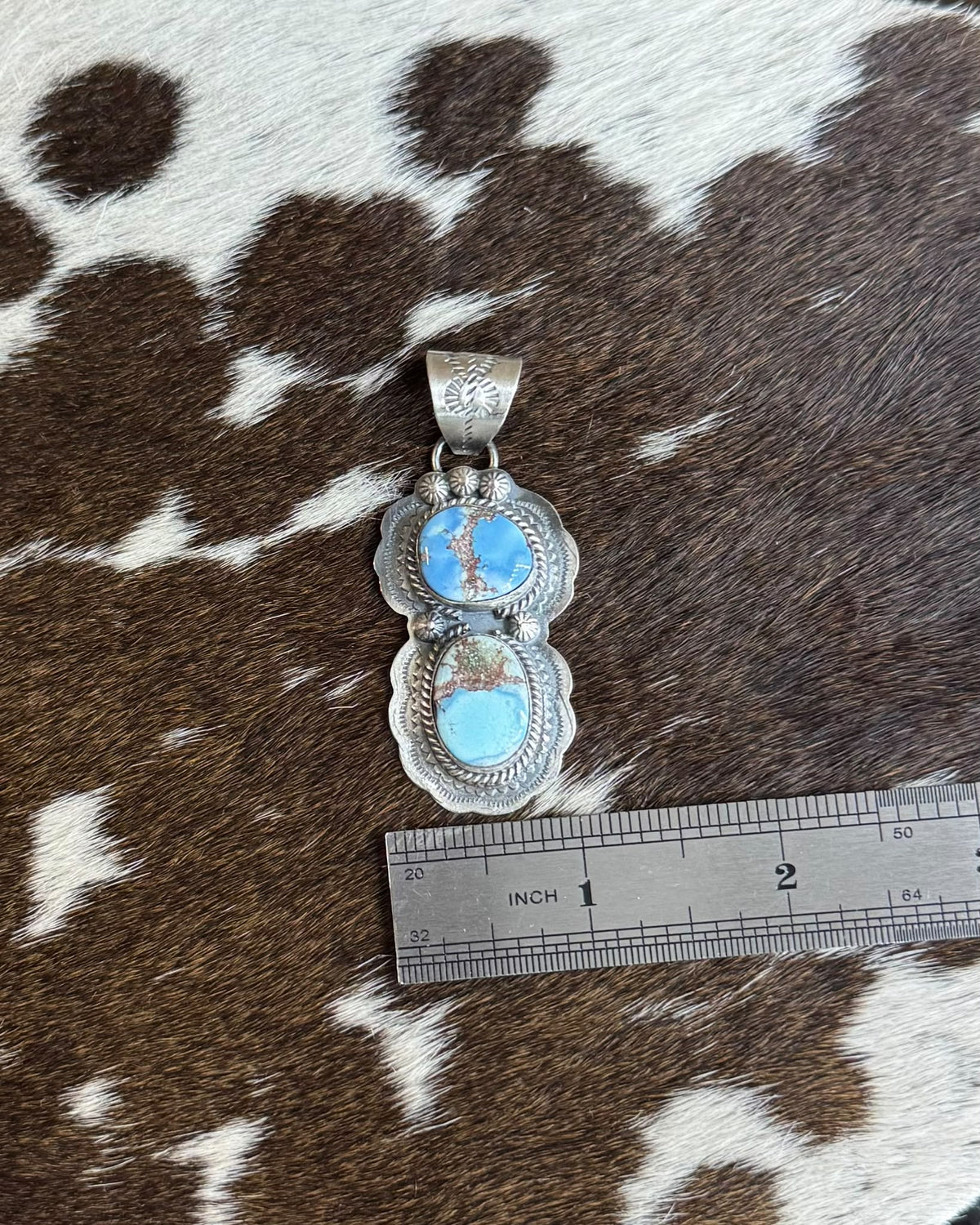 Golden Hills Double Stone Pendant *Native
