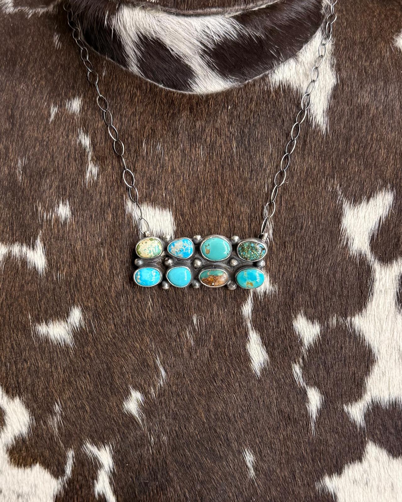 18" Pebbled Royston Mix Necklace *Native