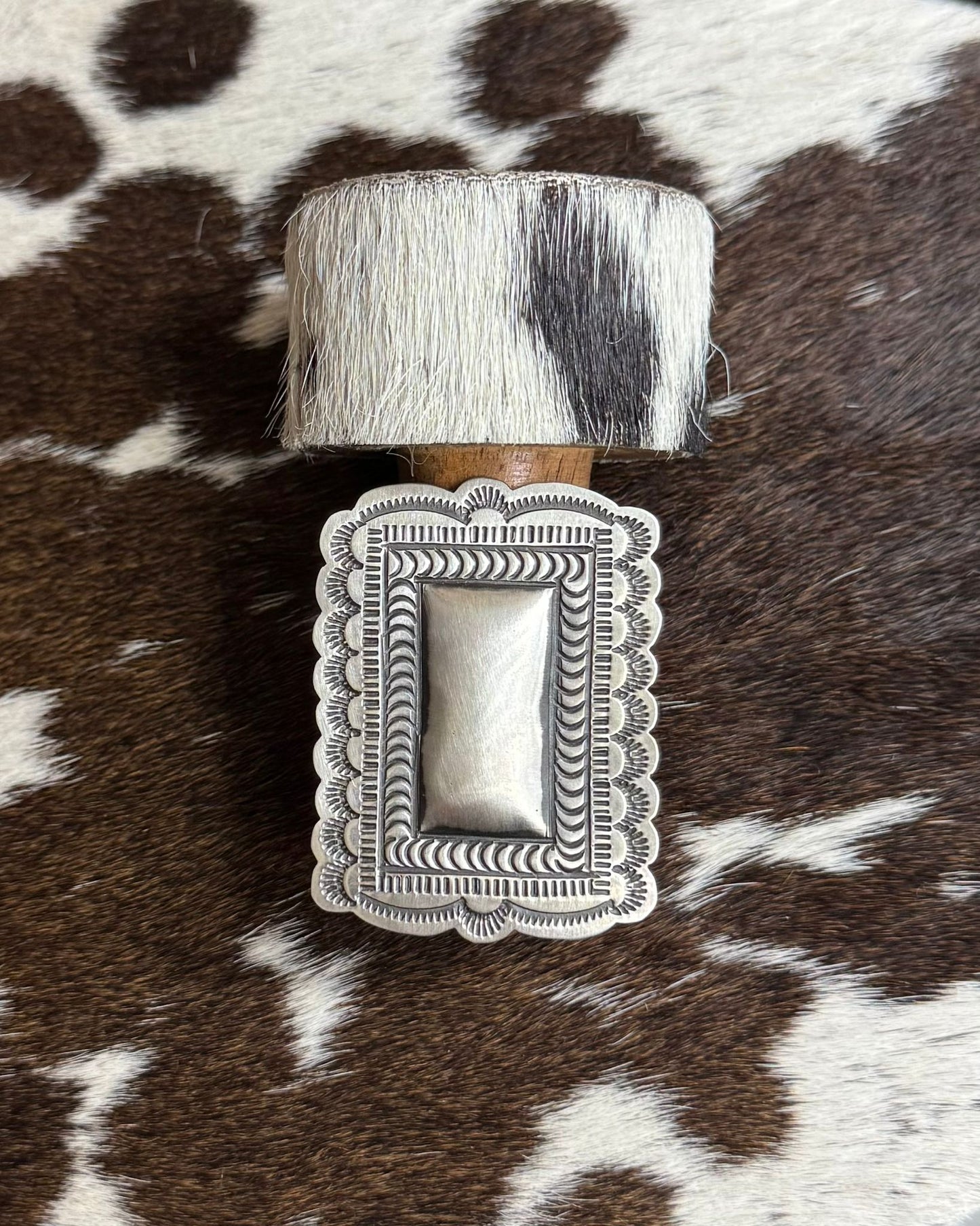 Sterling Lg Rectangle Ring *Native