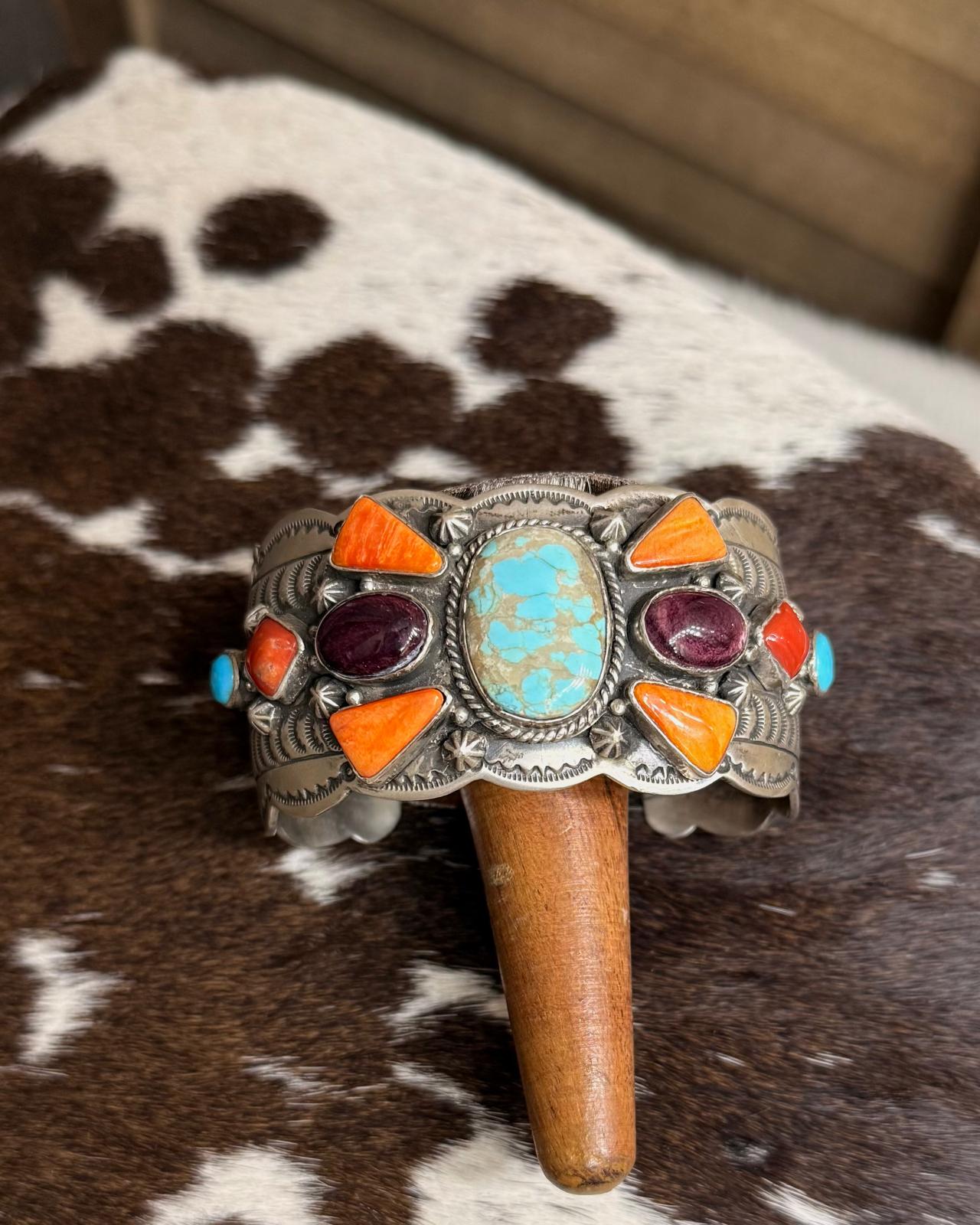 Multi Stone Chunky Cuff *Native