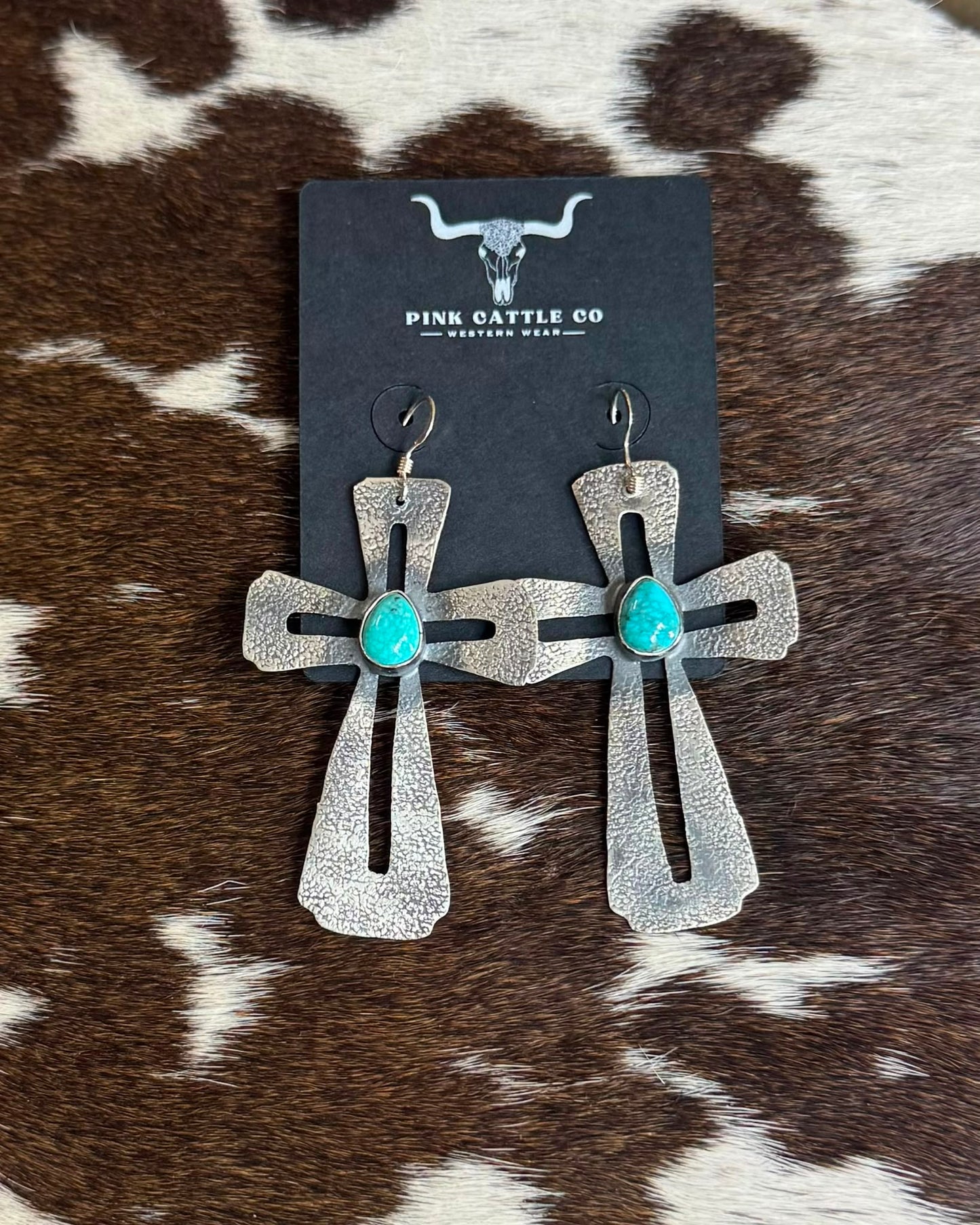 Sterling Cross Earrings