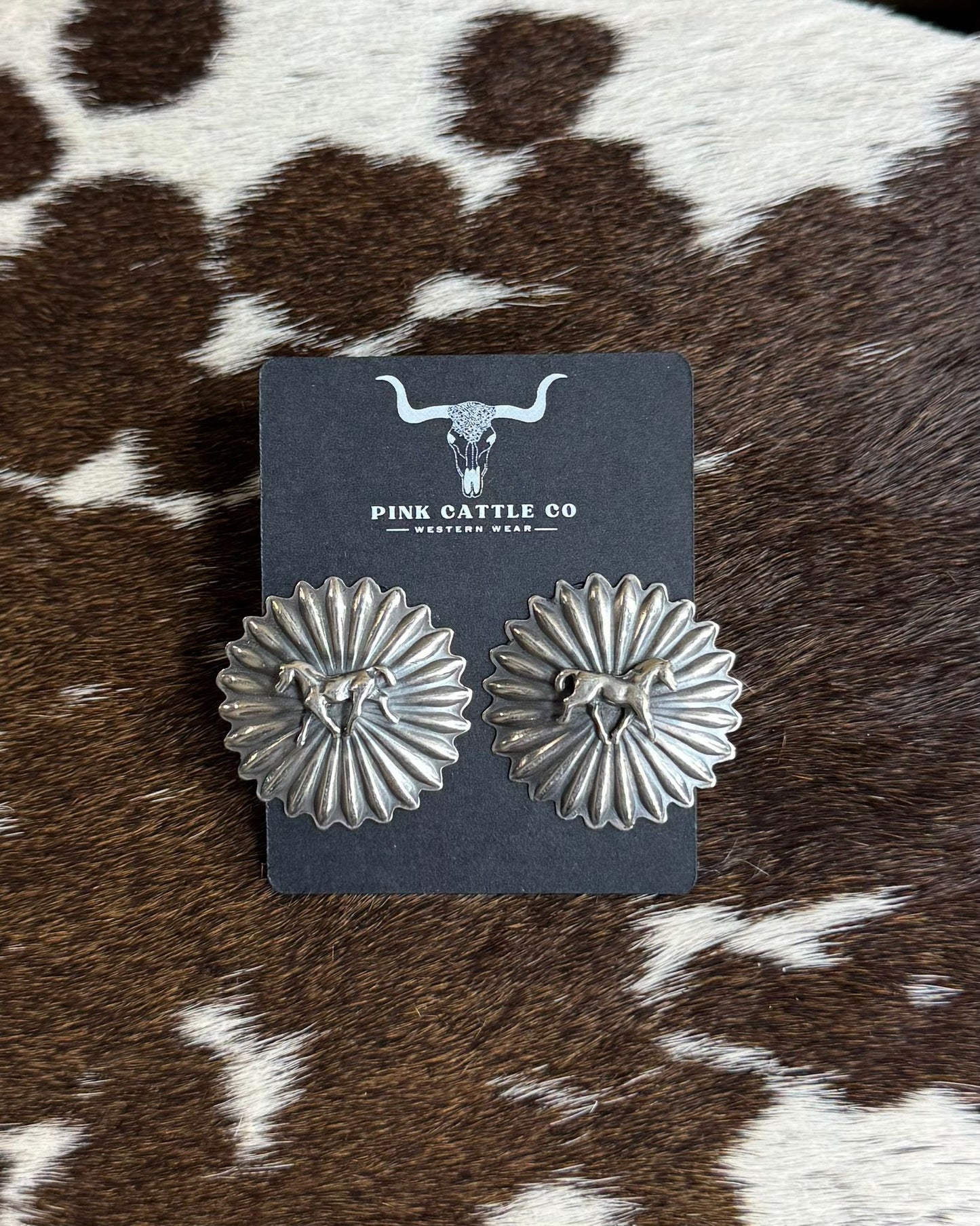 Sterling Horse Conchos *Native