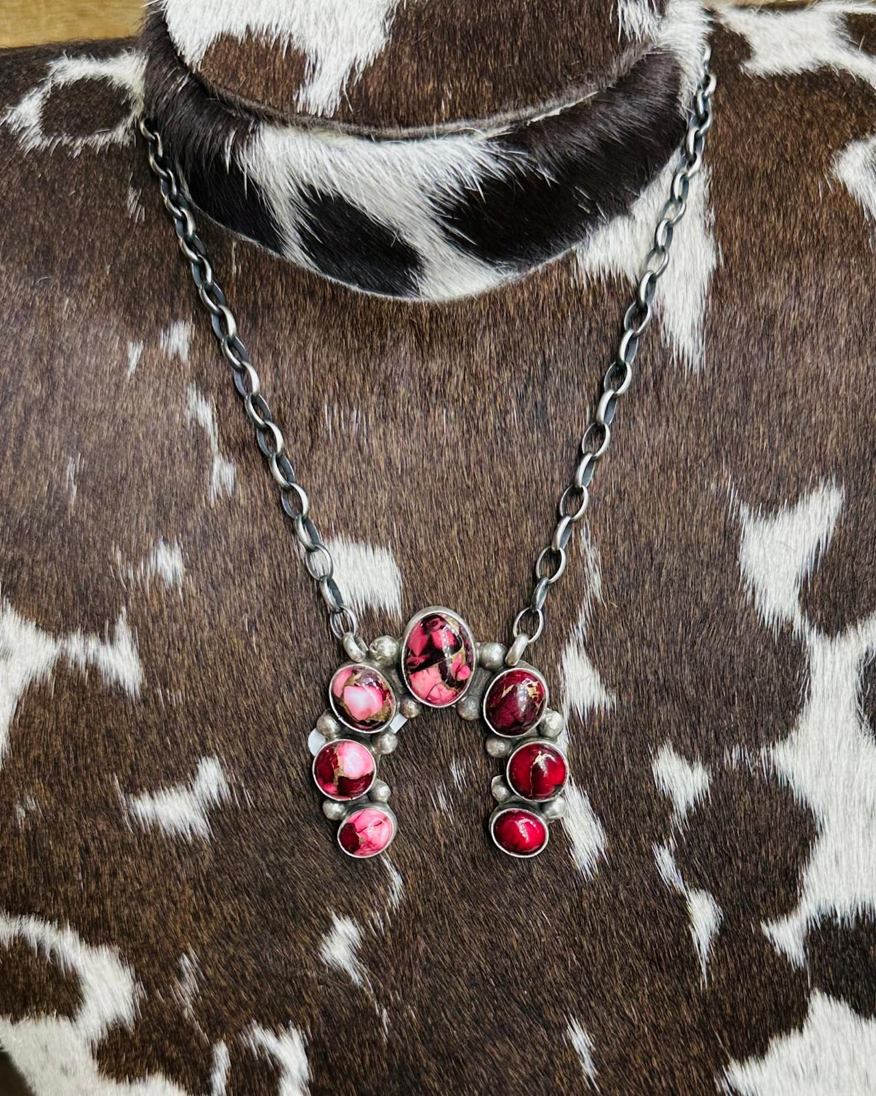 Rose Dahlia Naja Necklace *Native