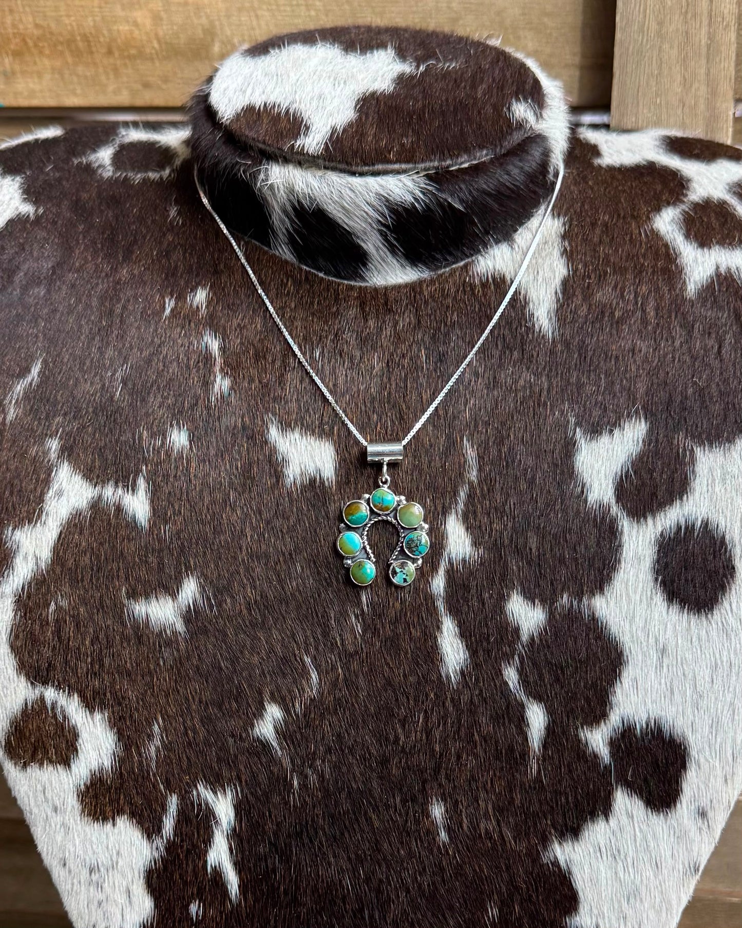 Green Turquoise Dainty Naja Necklace *Native