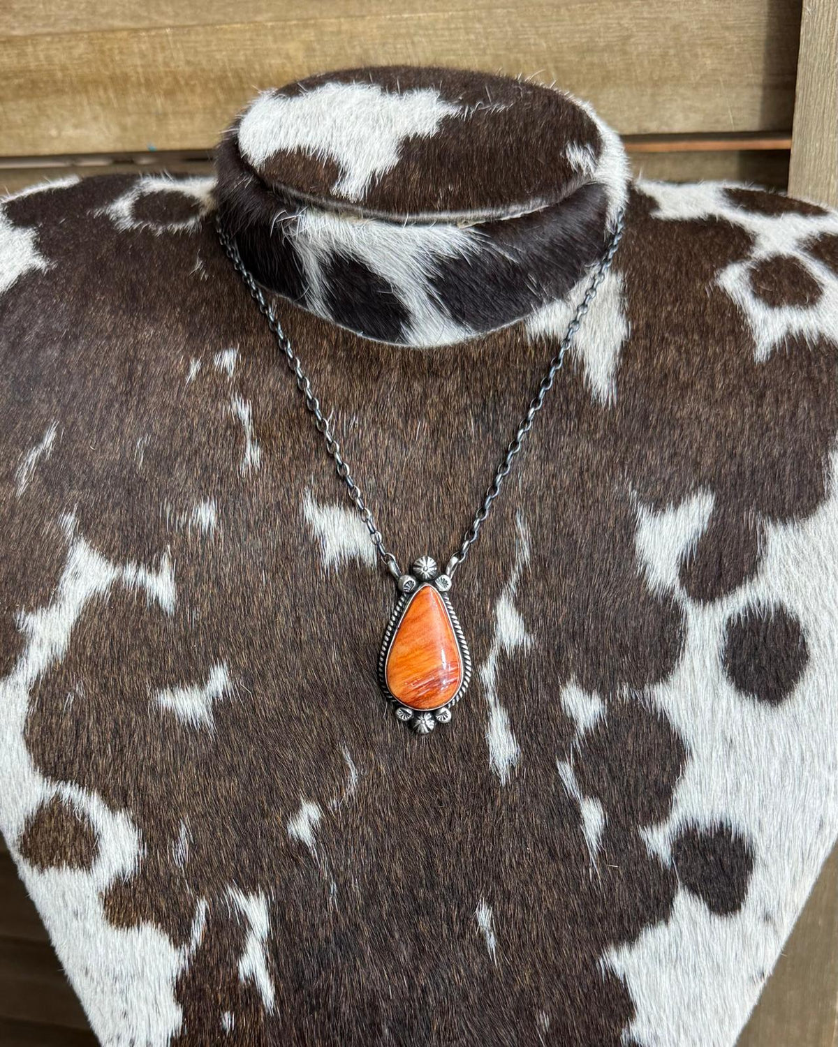 Spiny Teardrop Starburst Necklace *Native