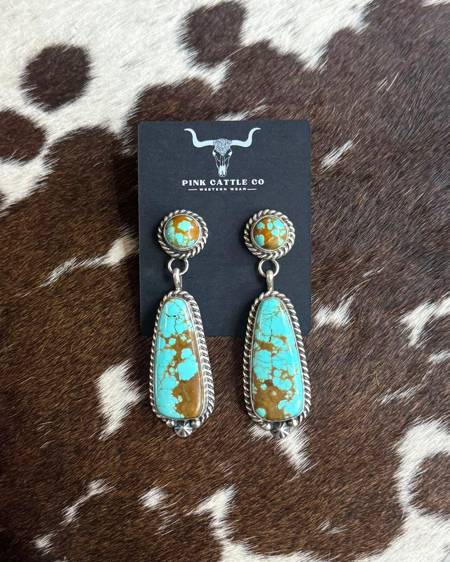 #8 Double Stone Dangle Earrings *Native