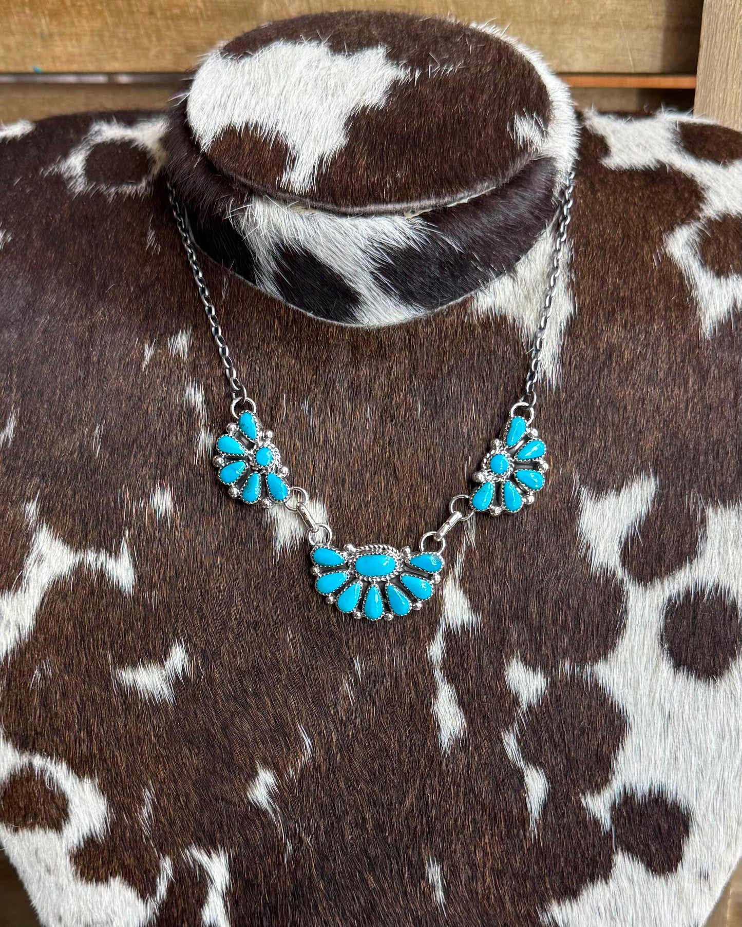 Tri Half Cluster Necklace *Native