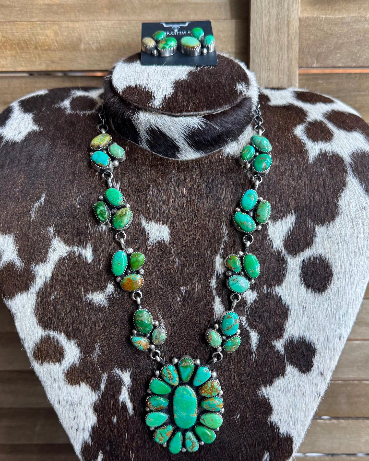 Cactus Moon Full Cluster Necklace Set *Native
