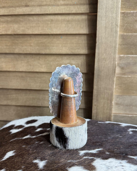 Larry Etsitty Bar Ring Adj *Native