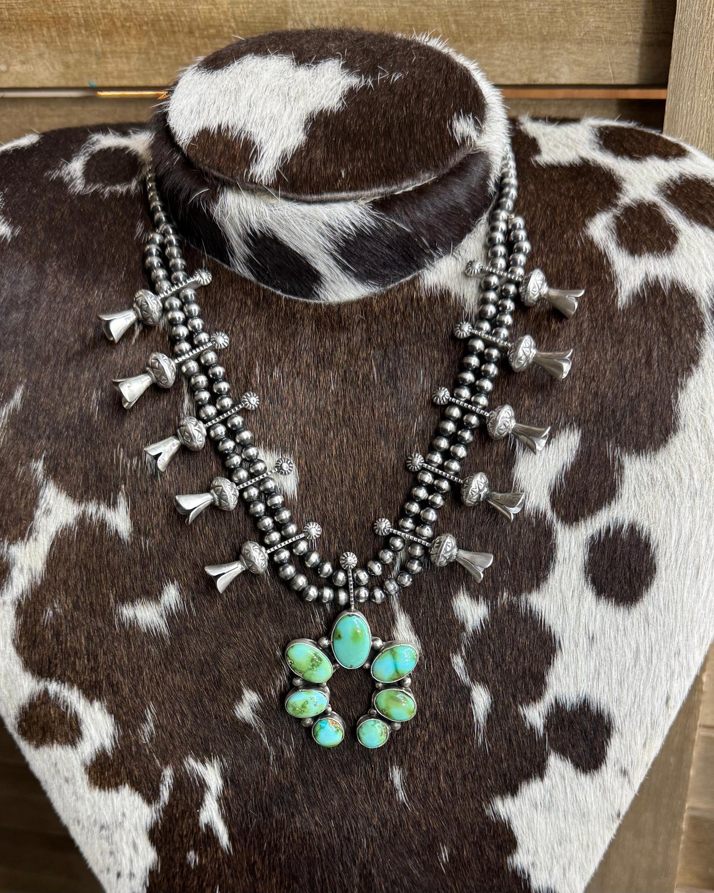 Sonoran Squash Blossom Necklace *Native