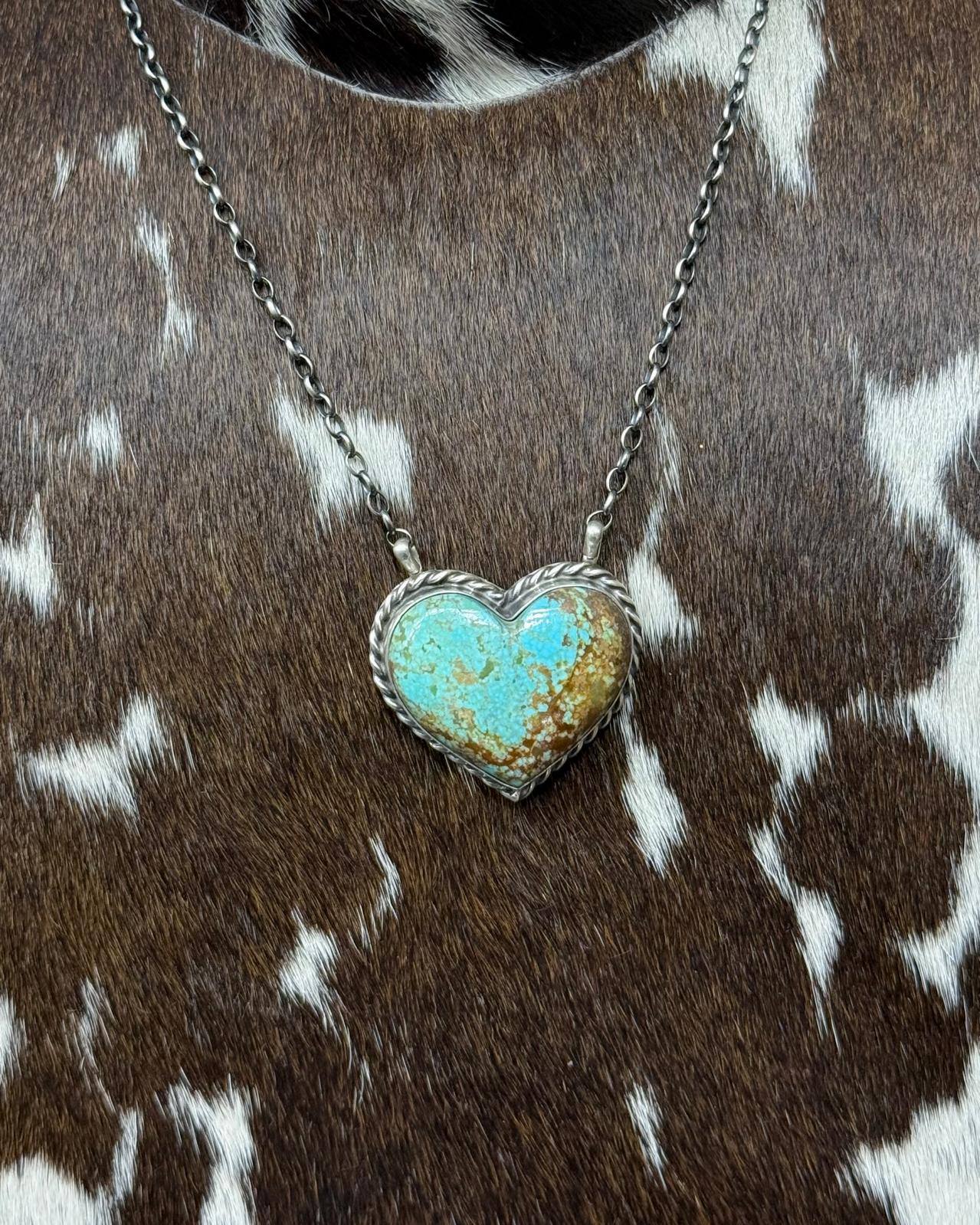 16" #8 Mine Heart Necklace *Native