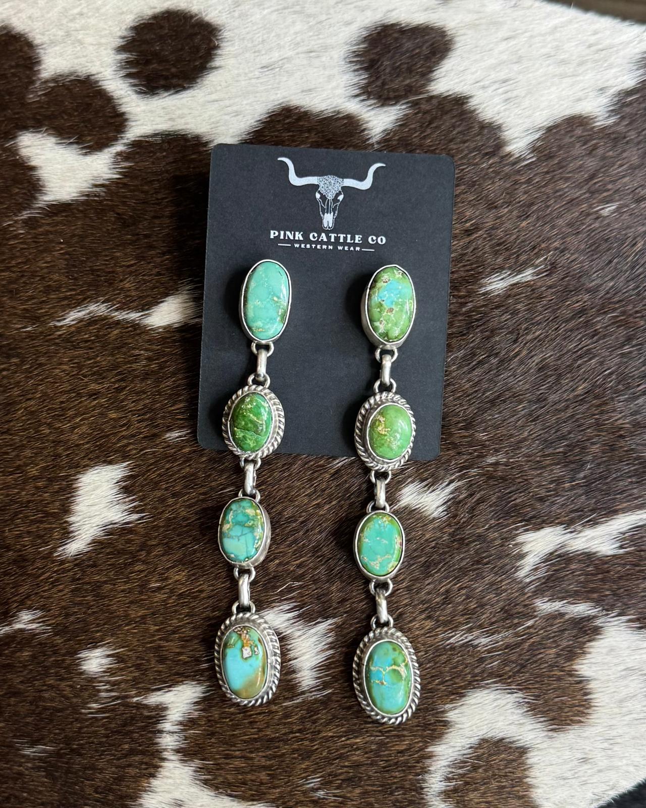 Sonoran 4 Stone Dangle Earrings *Native