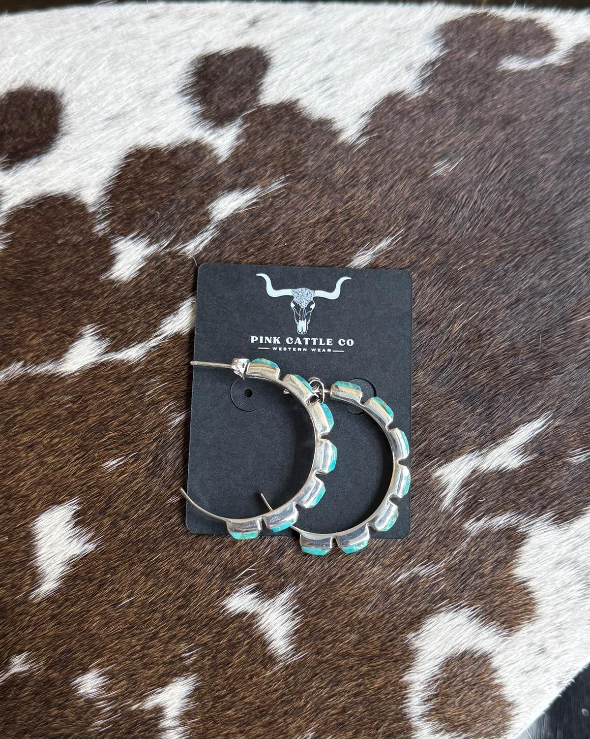 Half Hoop Turquoise Earrings *NonNative
