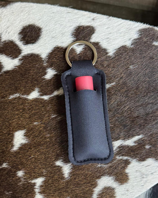 Pink Cattle Chapstick Holder