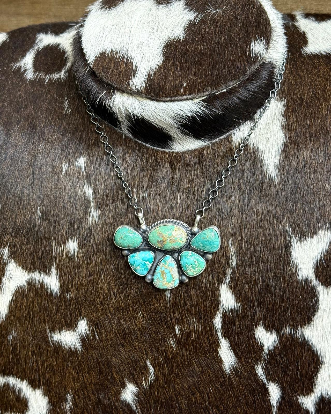 Emerald Valley Half Cluster Necklace*Native