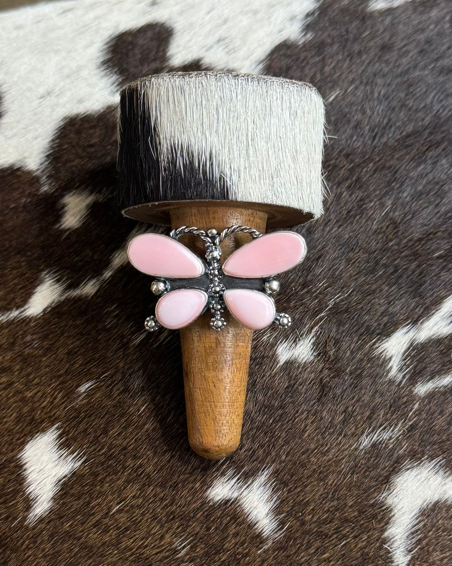 Pink Conch Butterfly Ring *Native
