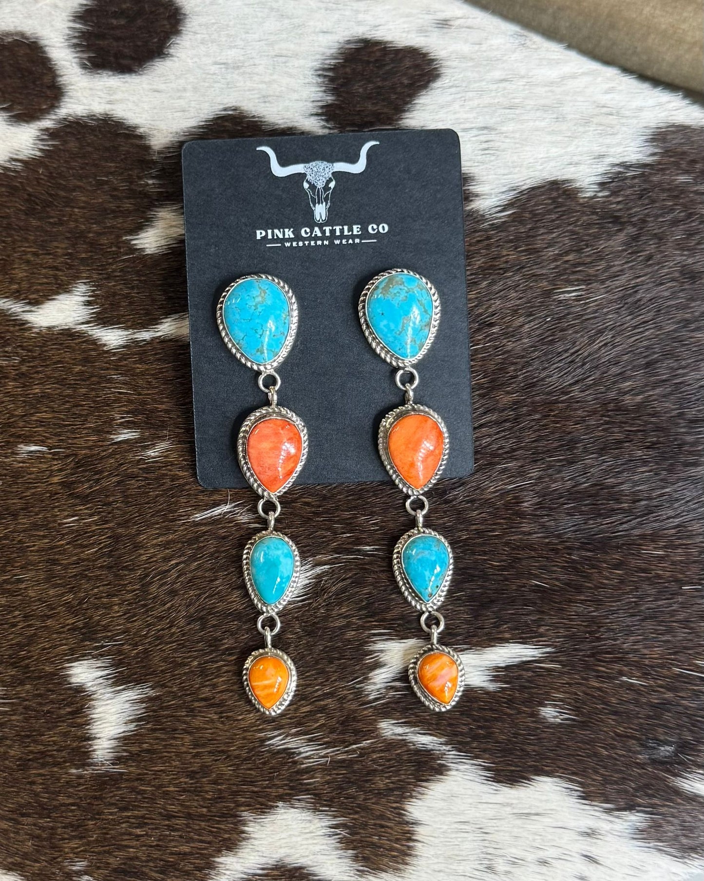 Kingman & Spiny Dangle Earrings *Native