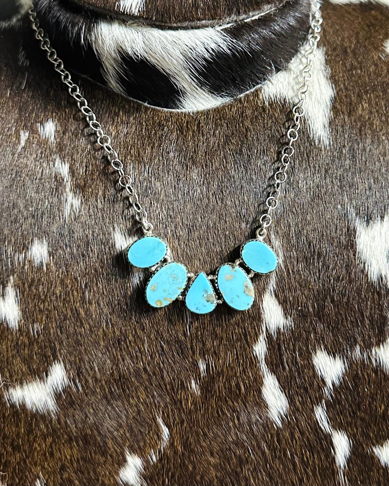 5 Stone Necklace *Non Native