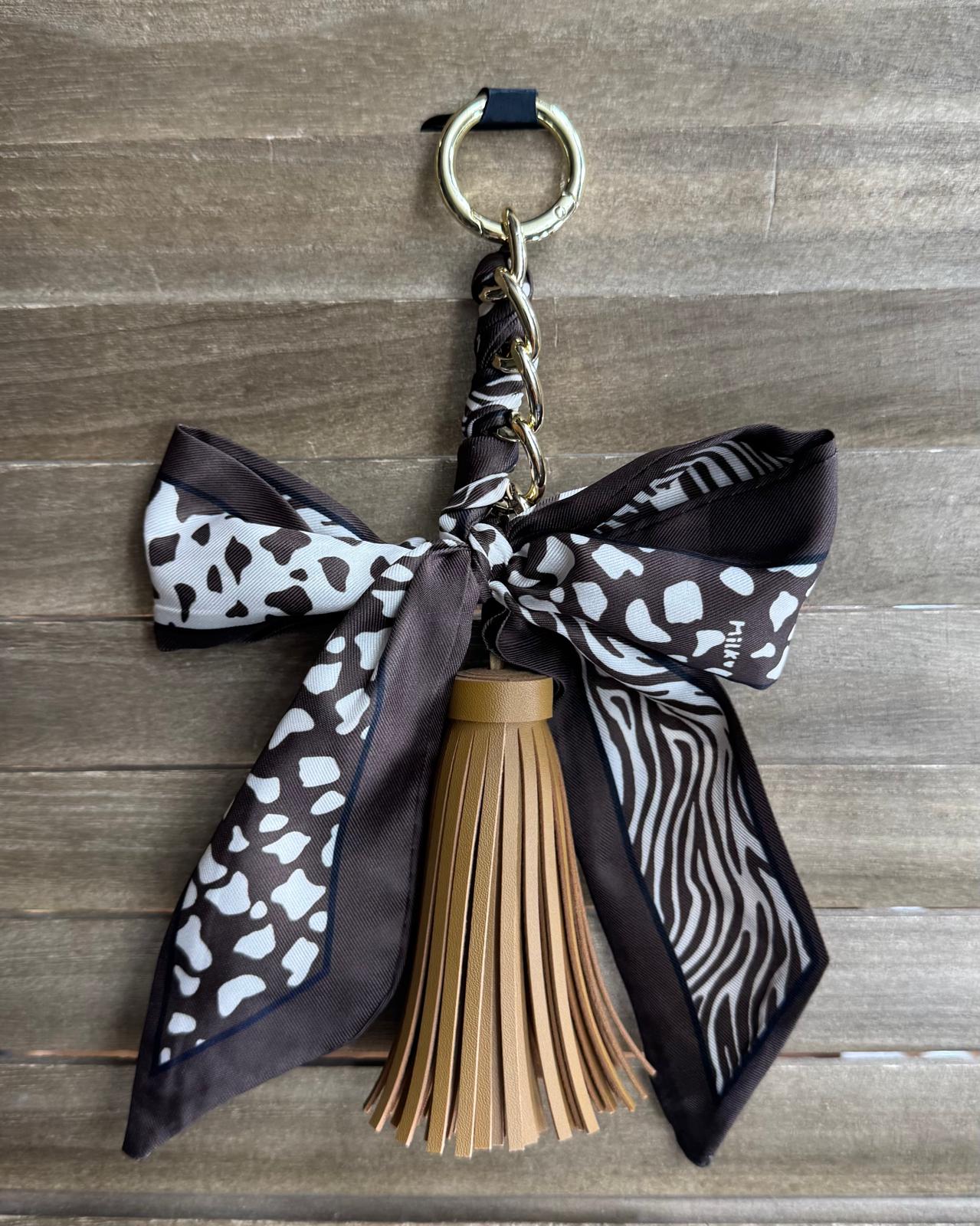 Wild About Bow Bag Charm