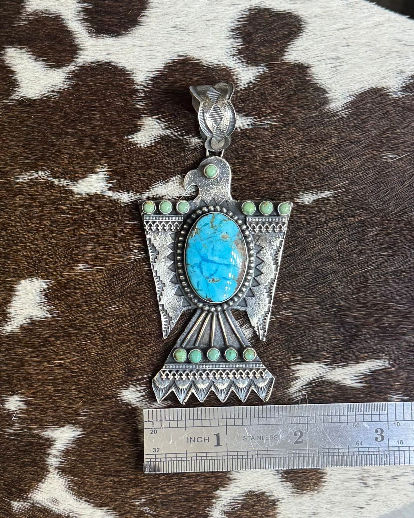 Blue Thunderbird Pendant *Native