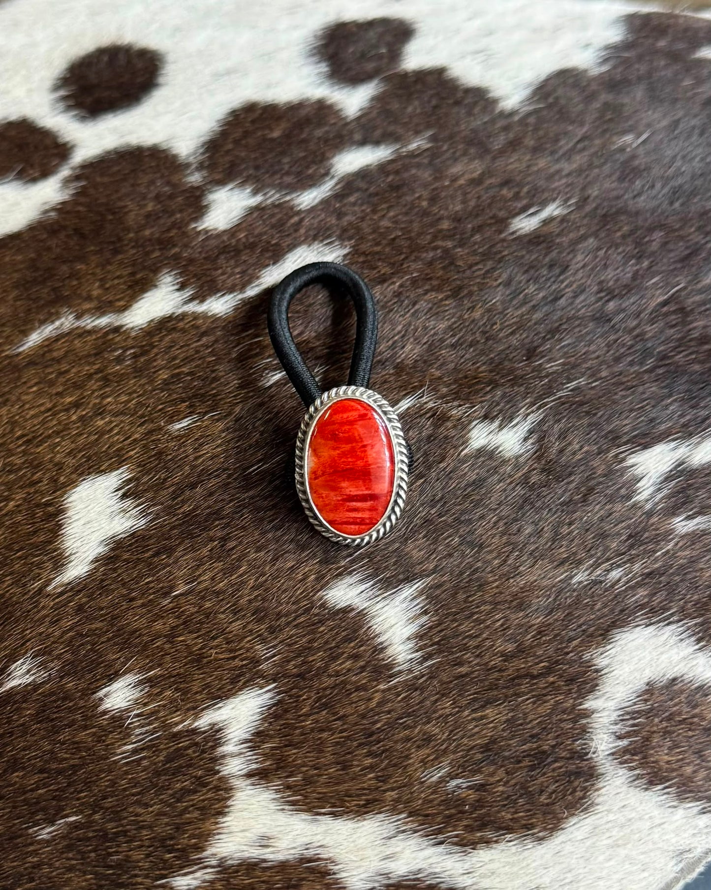 Red Spiny Hair Tie *Native