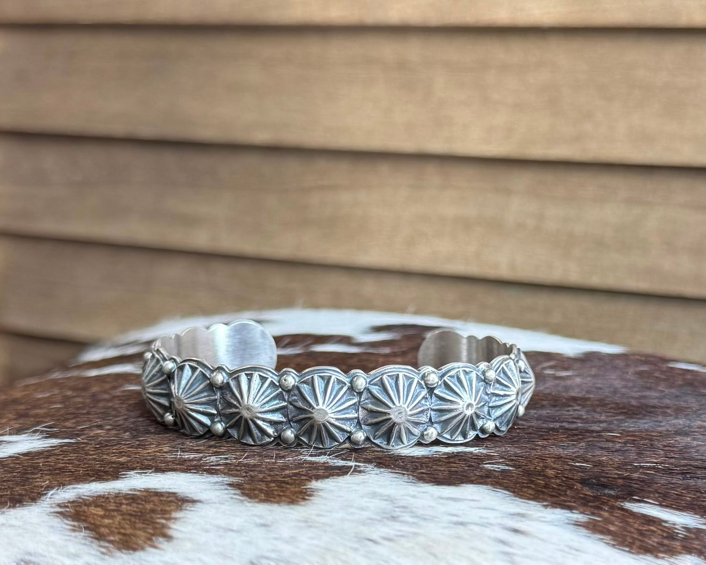 Sterling Multi Concho Cuff *Native