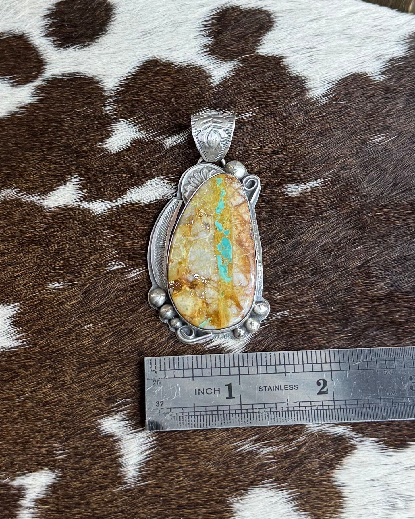 Teardrop Royston Pendant *Native