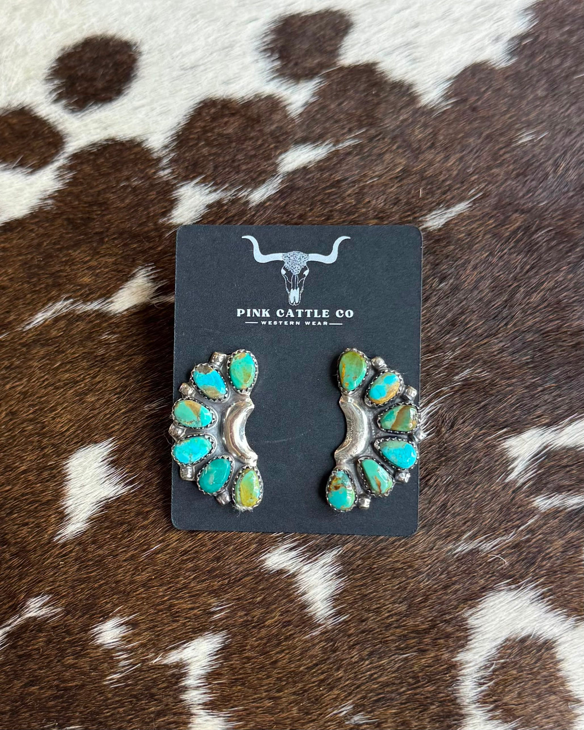 Half Cluster Stud Earrings *Native