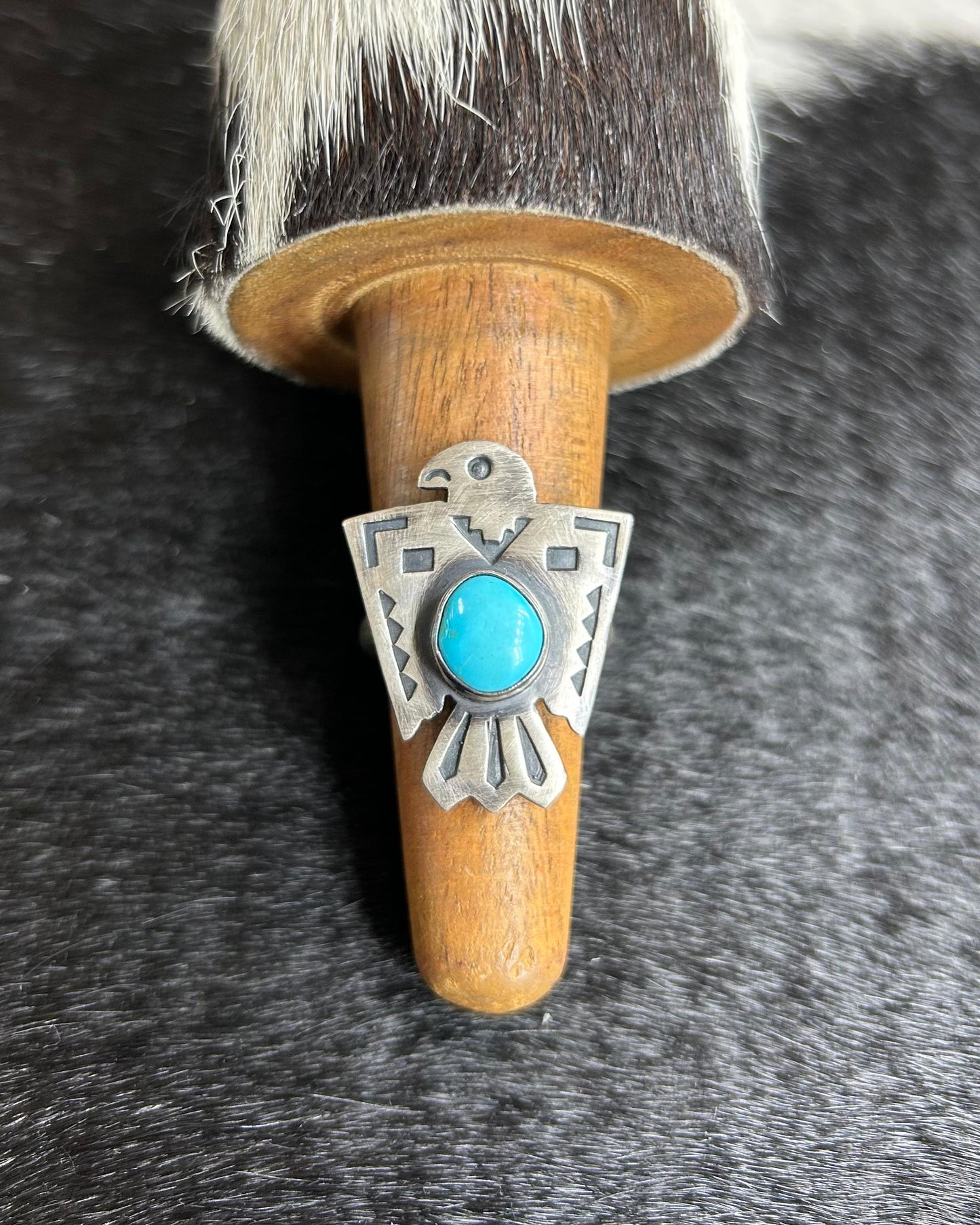 Thunderbird Turquoise Ring *Native