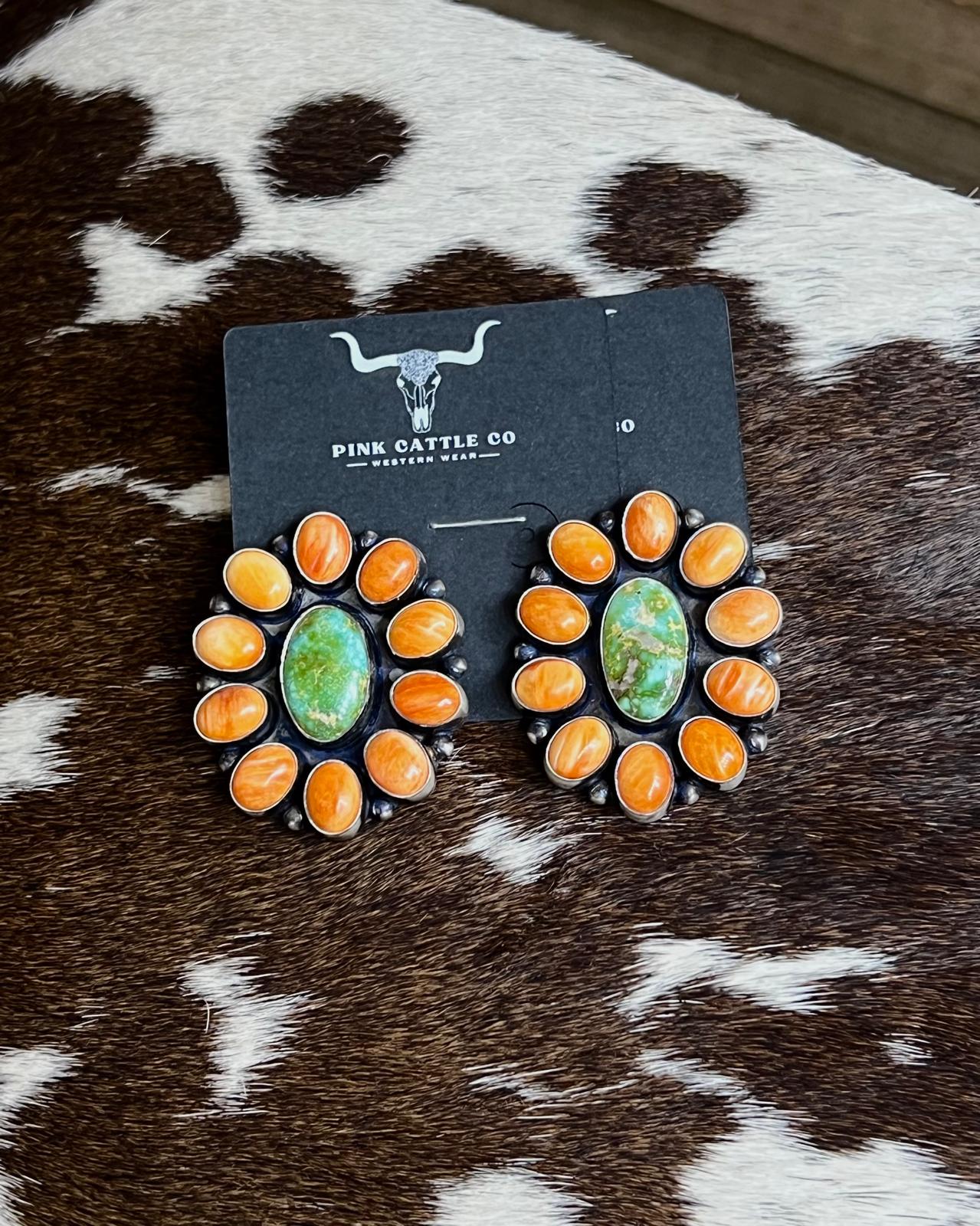 Spiny Sonoran Full Cluster Earrings *Native