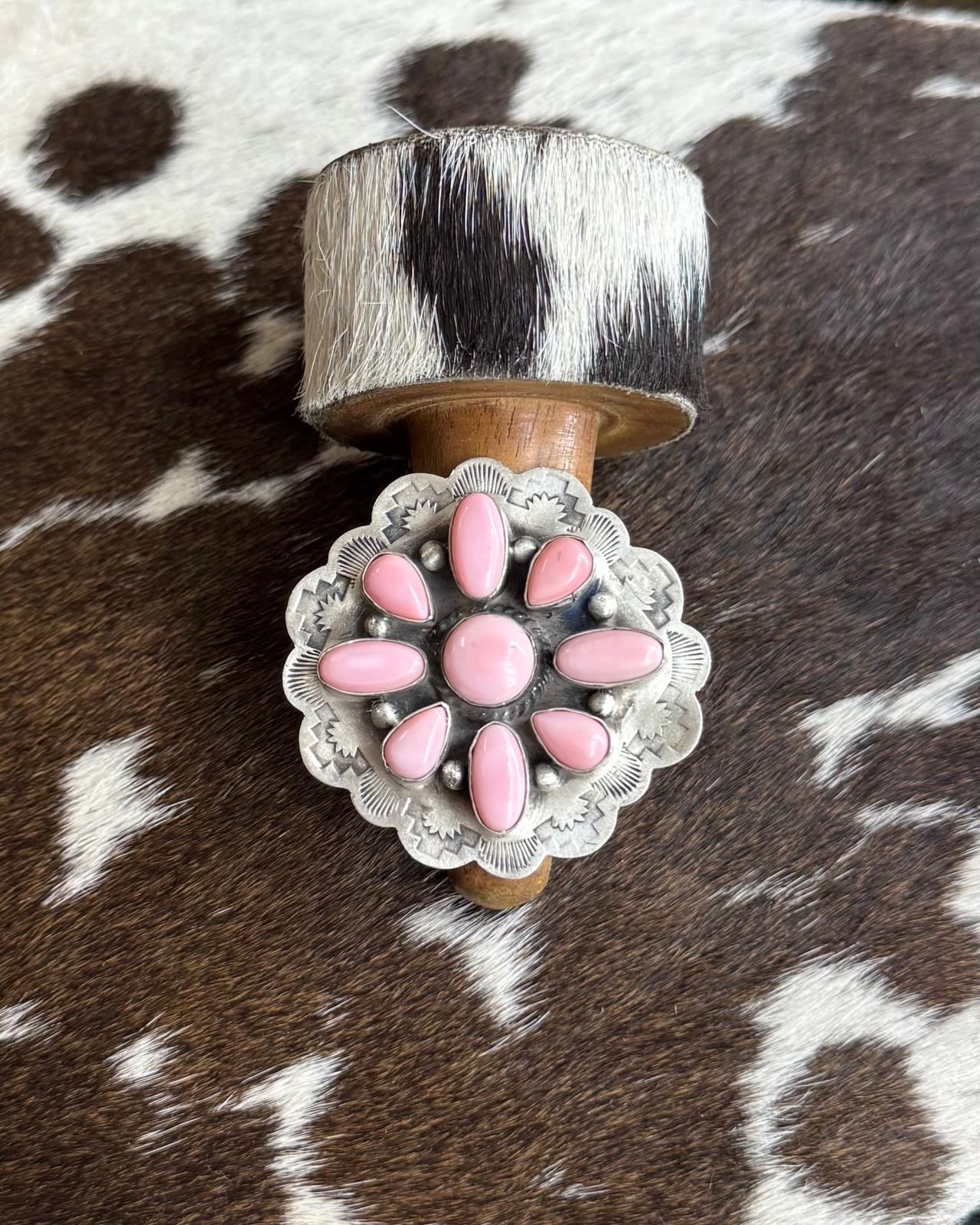 Pink Conch Cluster Ring *Native