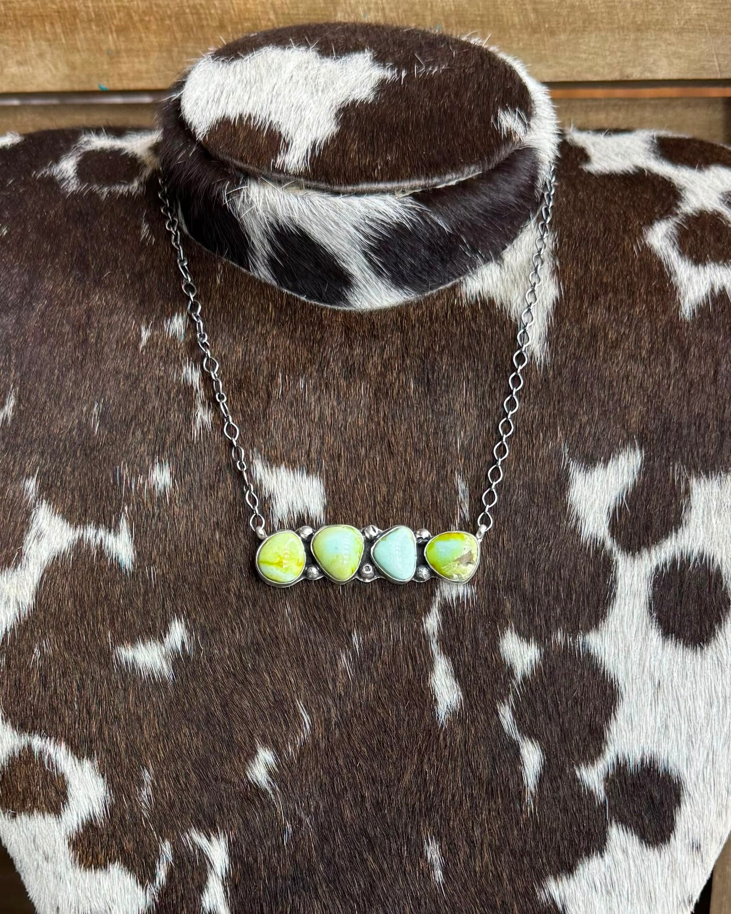 Palomino 4 Stone Bar Necklace *Native