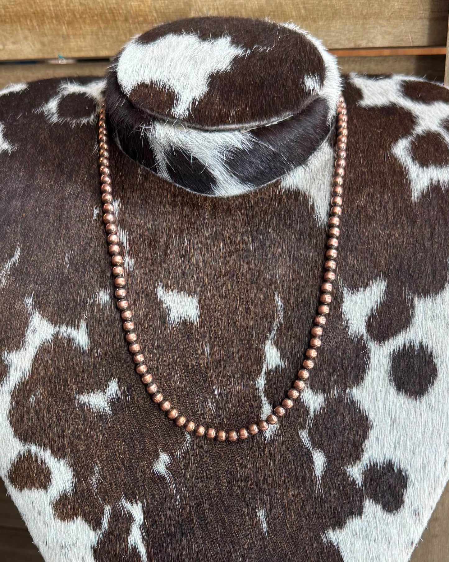5mm Copper Pearl Necklace *NonNative