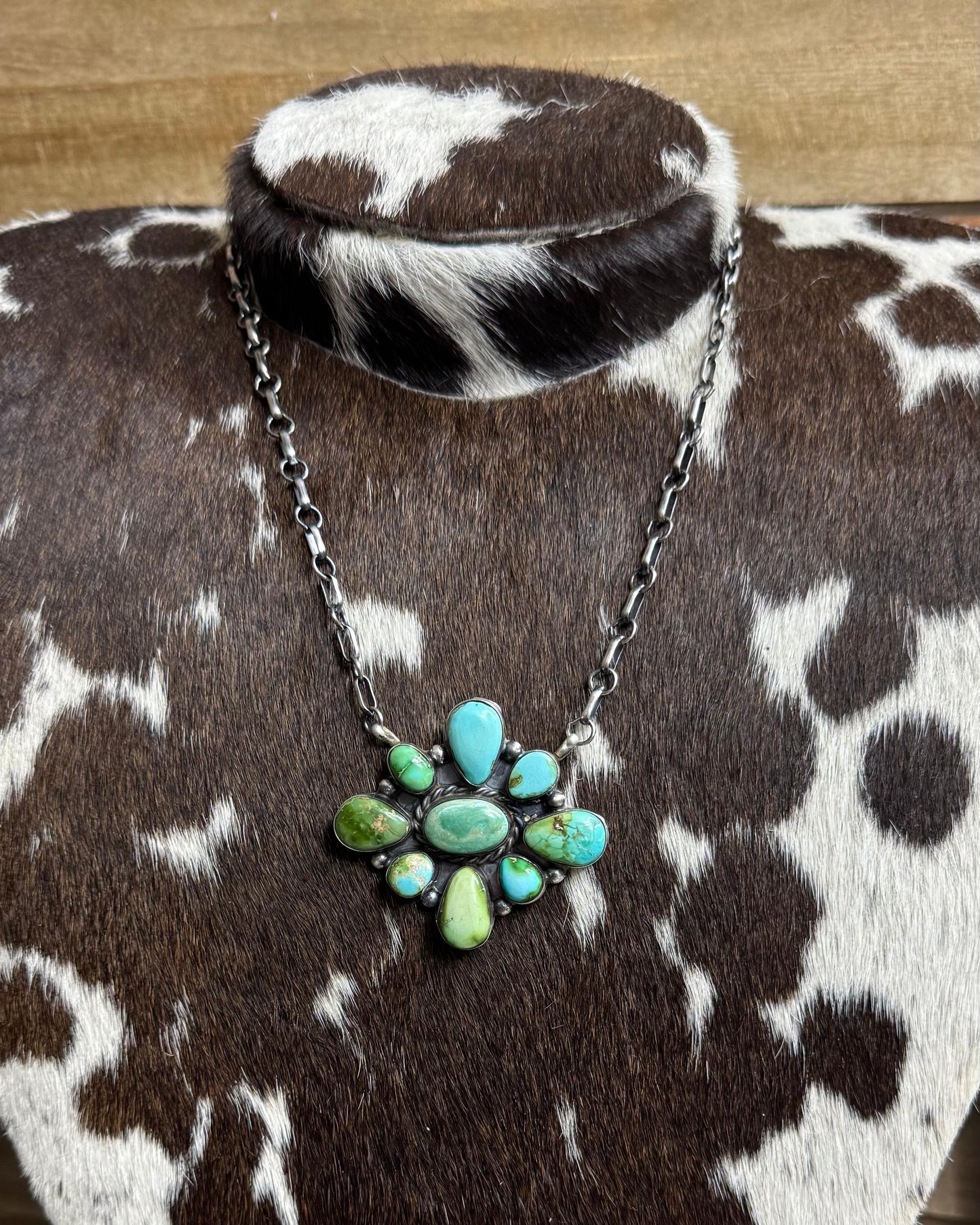 17.5" Sonoran Full Cluster Necklace*Native