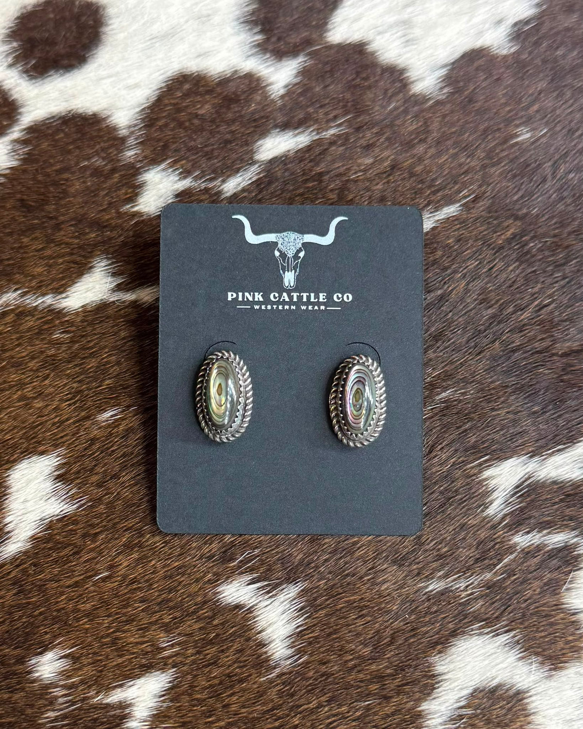 Abalone Stud Earrings *Native