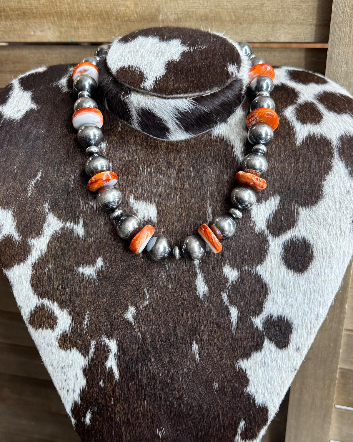 19" Coral Pearl Necklace *NonNative