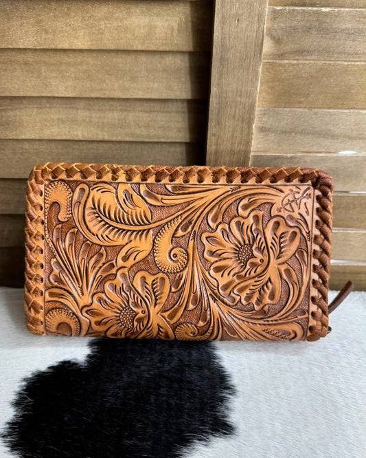 Tooled Clutch Crossbody