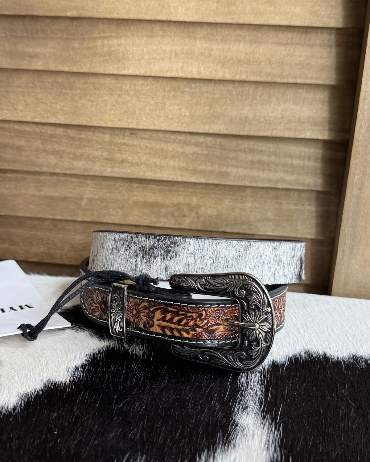 Linda Small Cowhide Belt