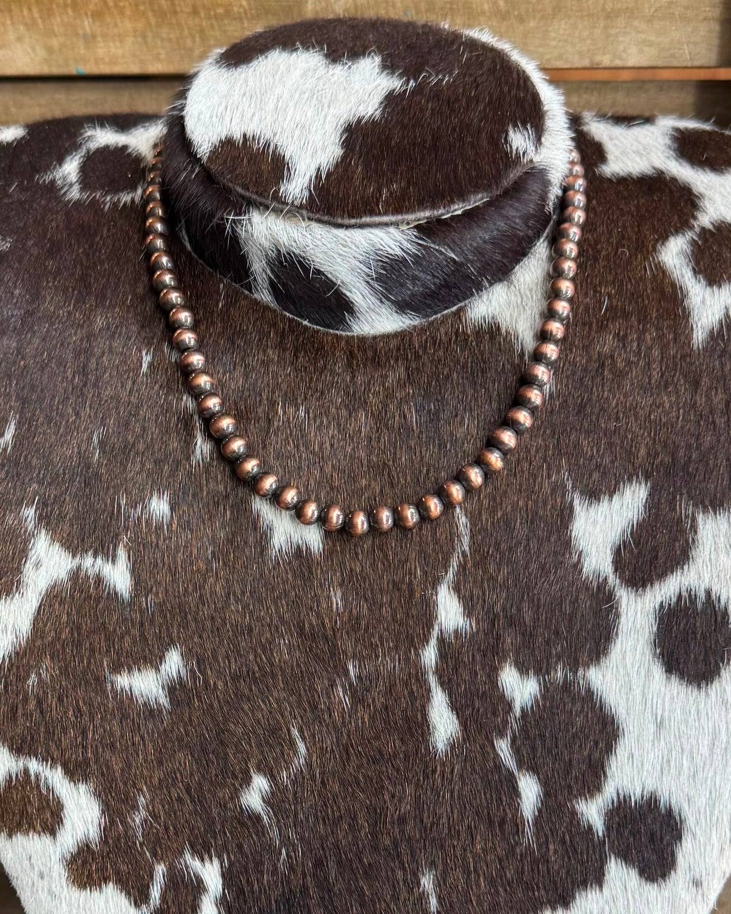 6mm Copper Pearl Necklace *NonNative