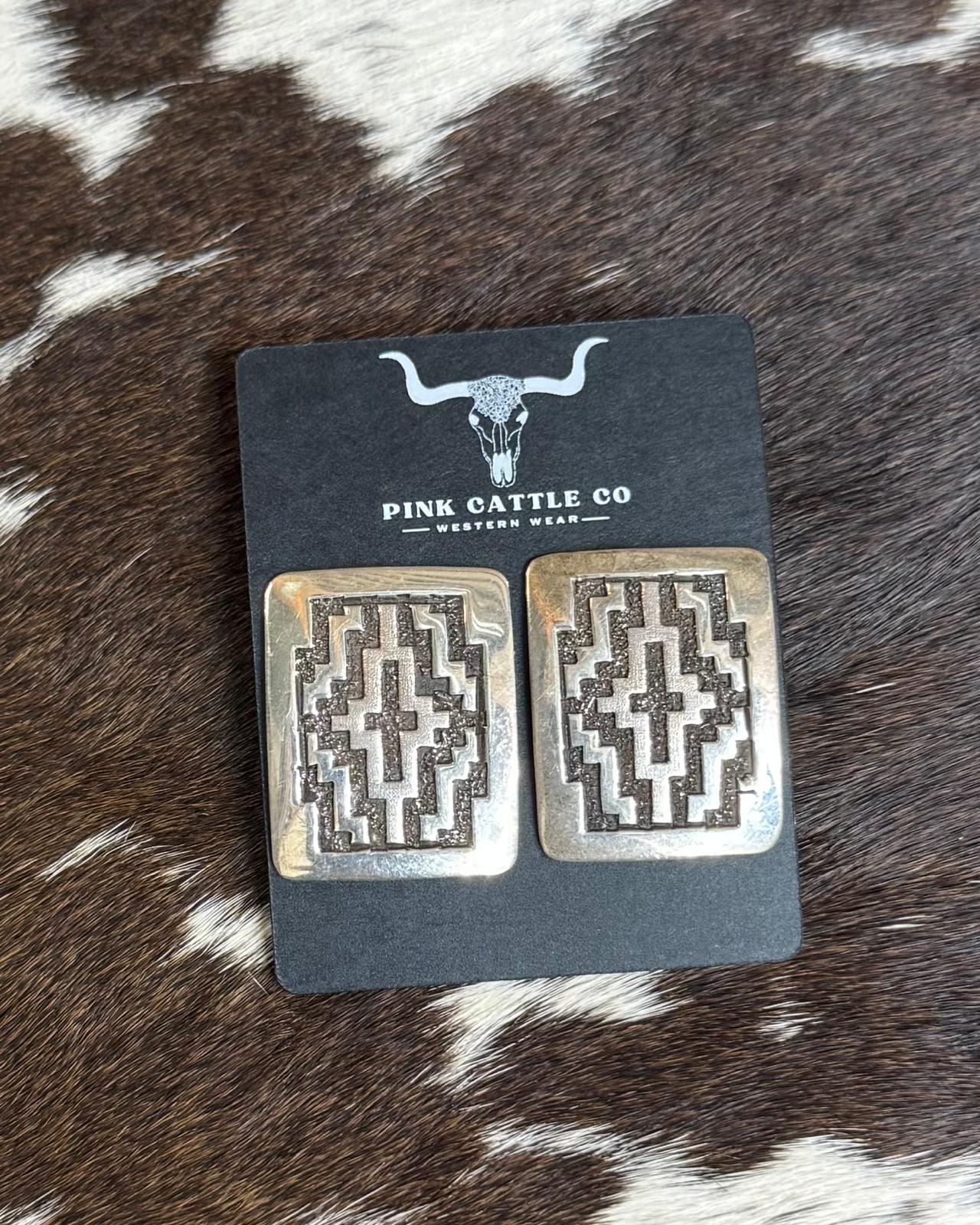 Vintage Pattern Earrings *Native