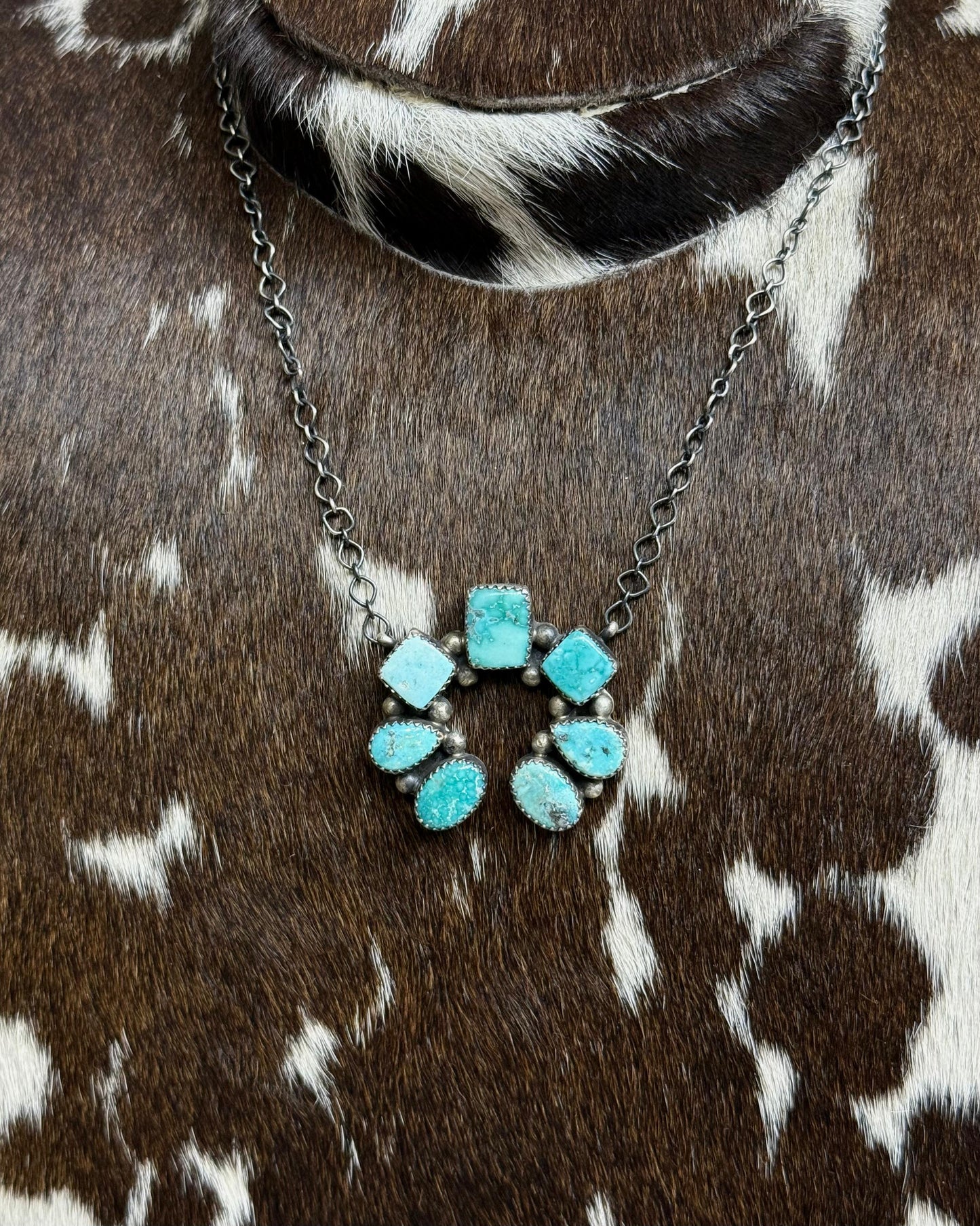 19" White Water Naja Necklace *Native