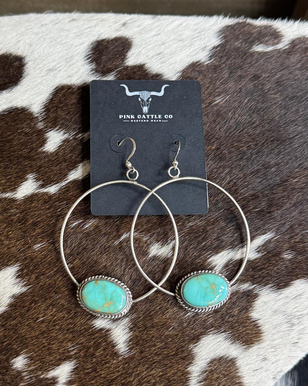 Elouise Kee Dangle Hoop Earrings