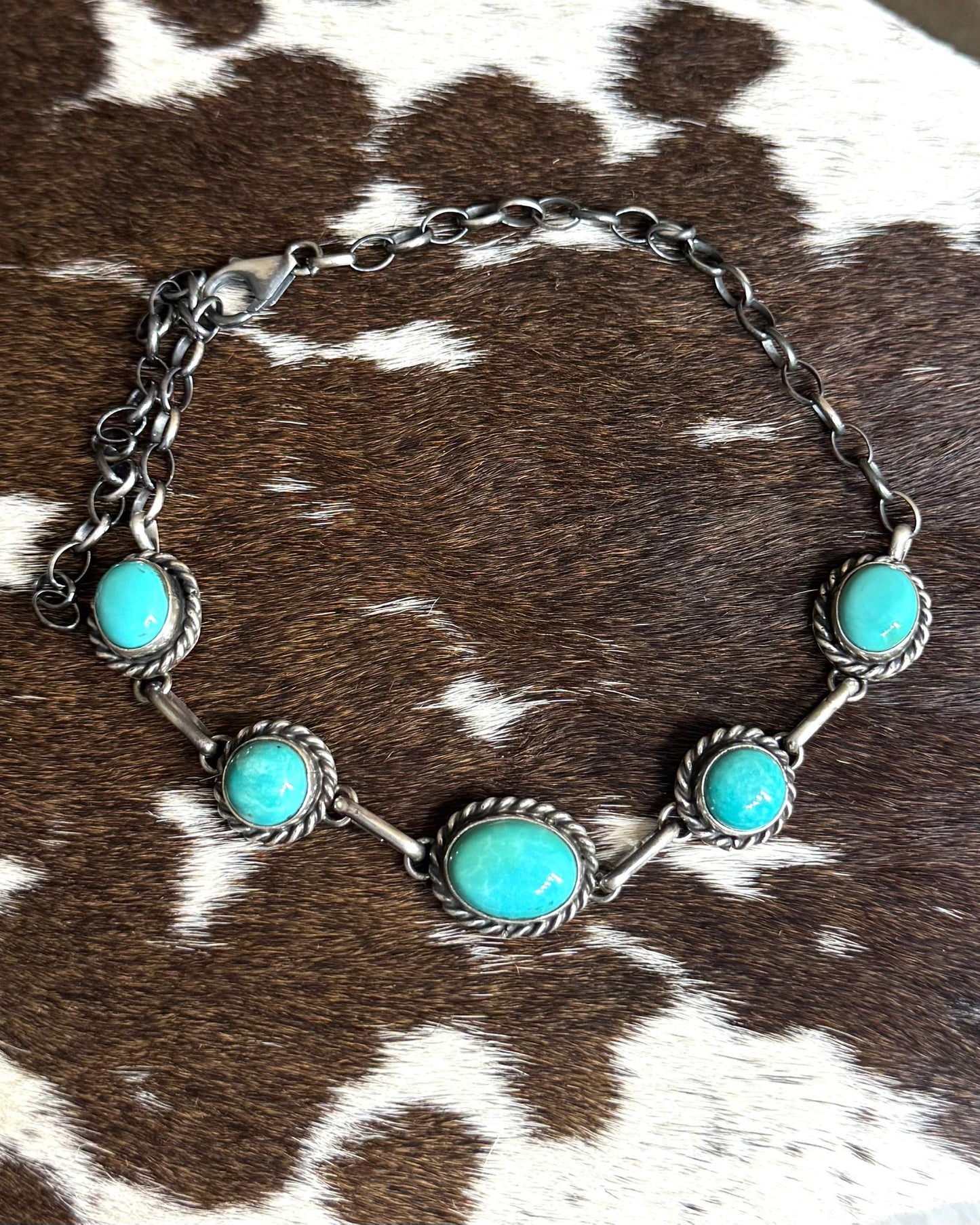 L - Augustine 5 Stone Choker *Native