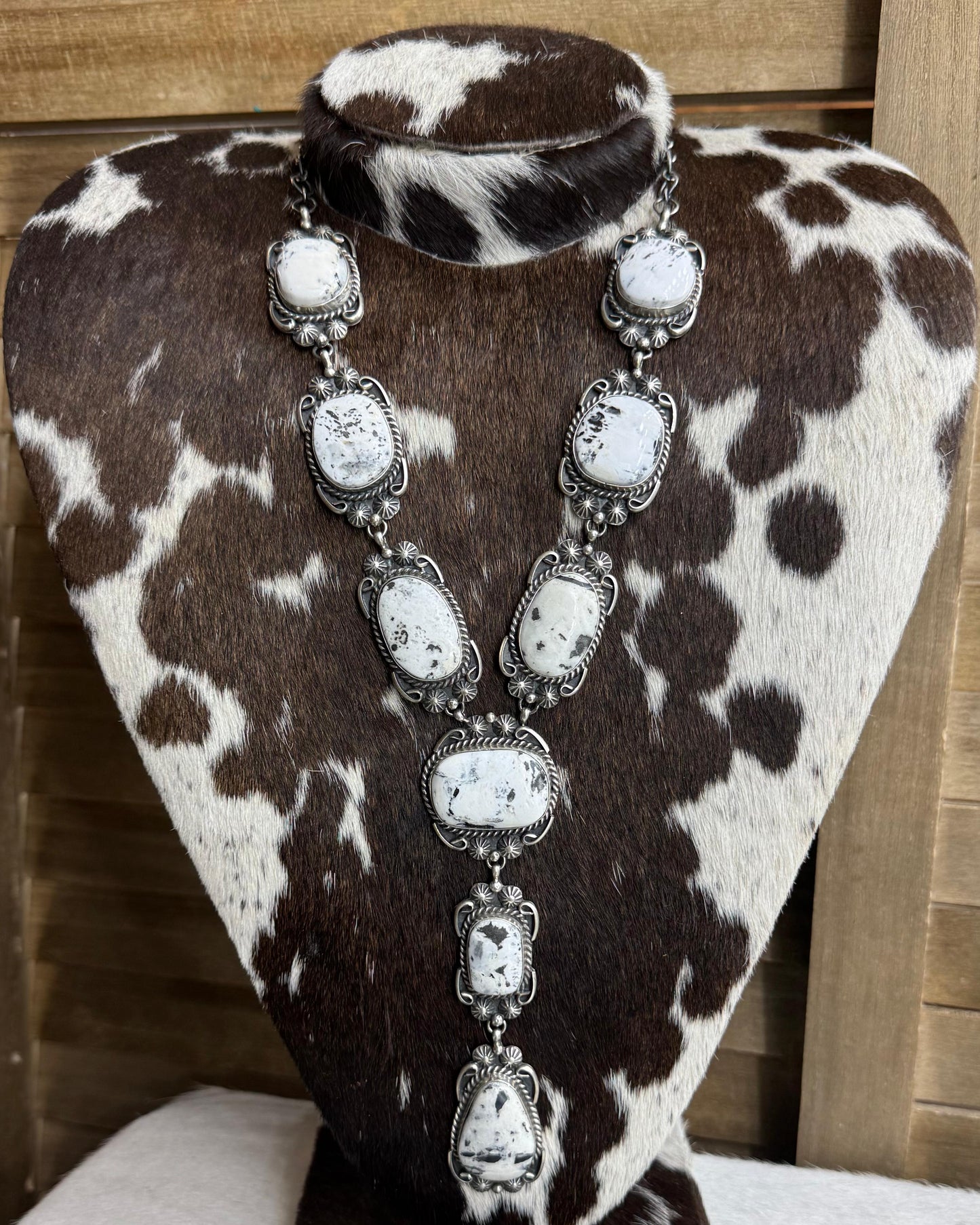 White Buffalo Lariat Necklace *Native