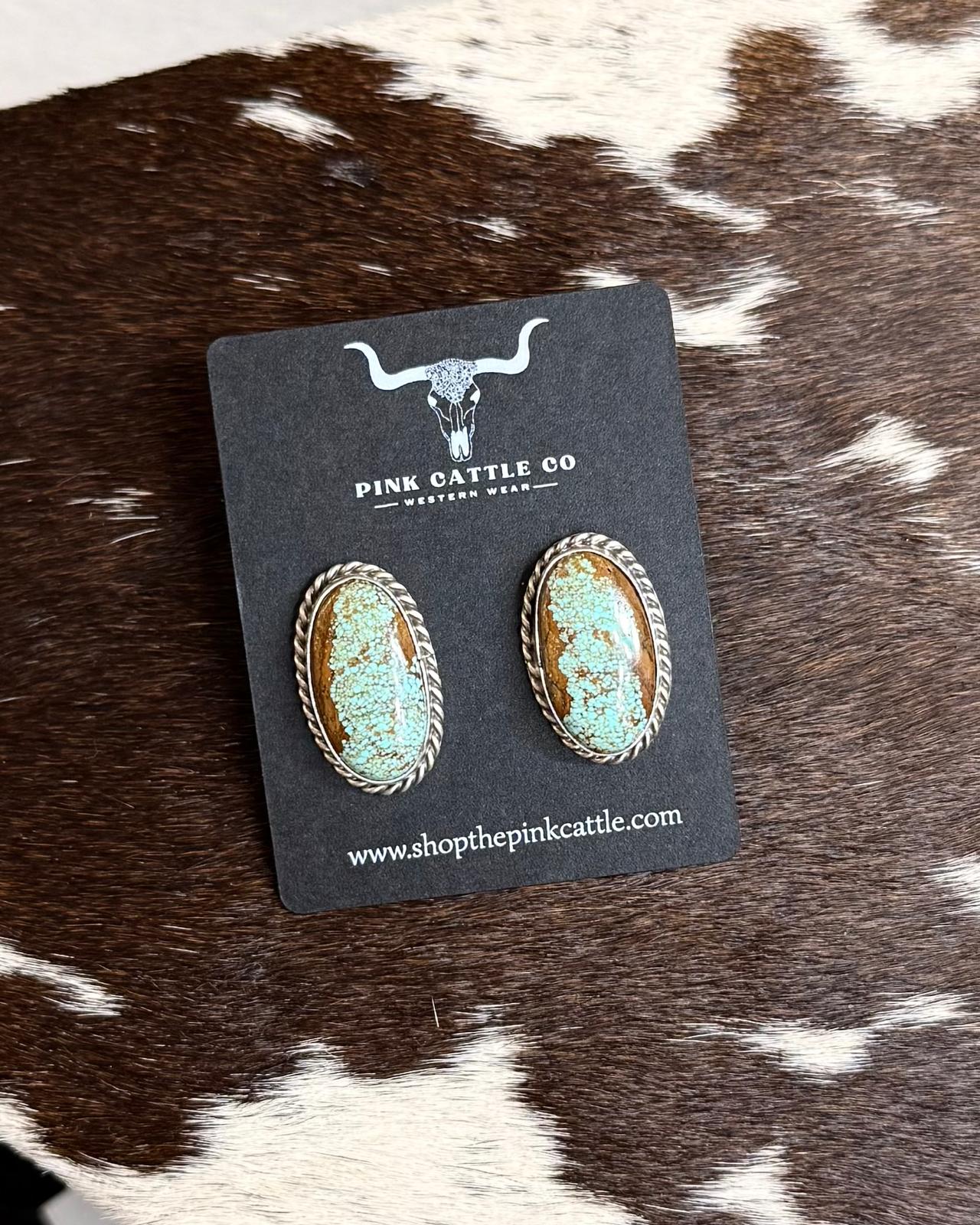 #8 Oval Studs *Native