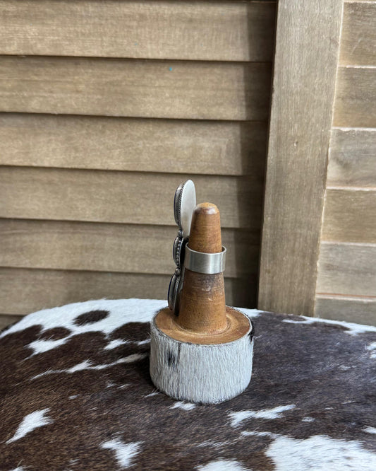 3 Stone Lapis Adj. Ring *Native