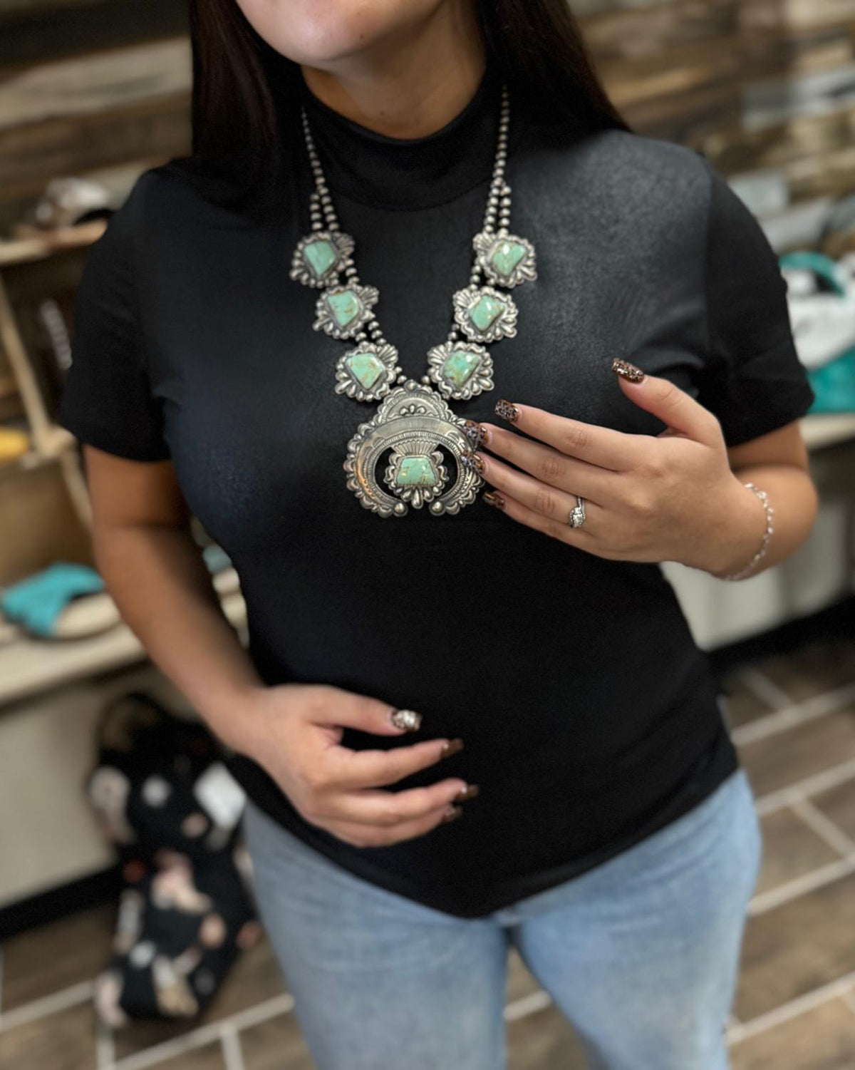 Squash Statement Necklace *Native